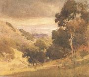 Percy Gray San Francisco Bay from the Alameda Hills (mk42) oil painting on canvas